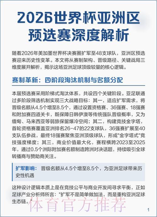 2026世界杯预选赛全方位投注攻略与赛事深度解析指南